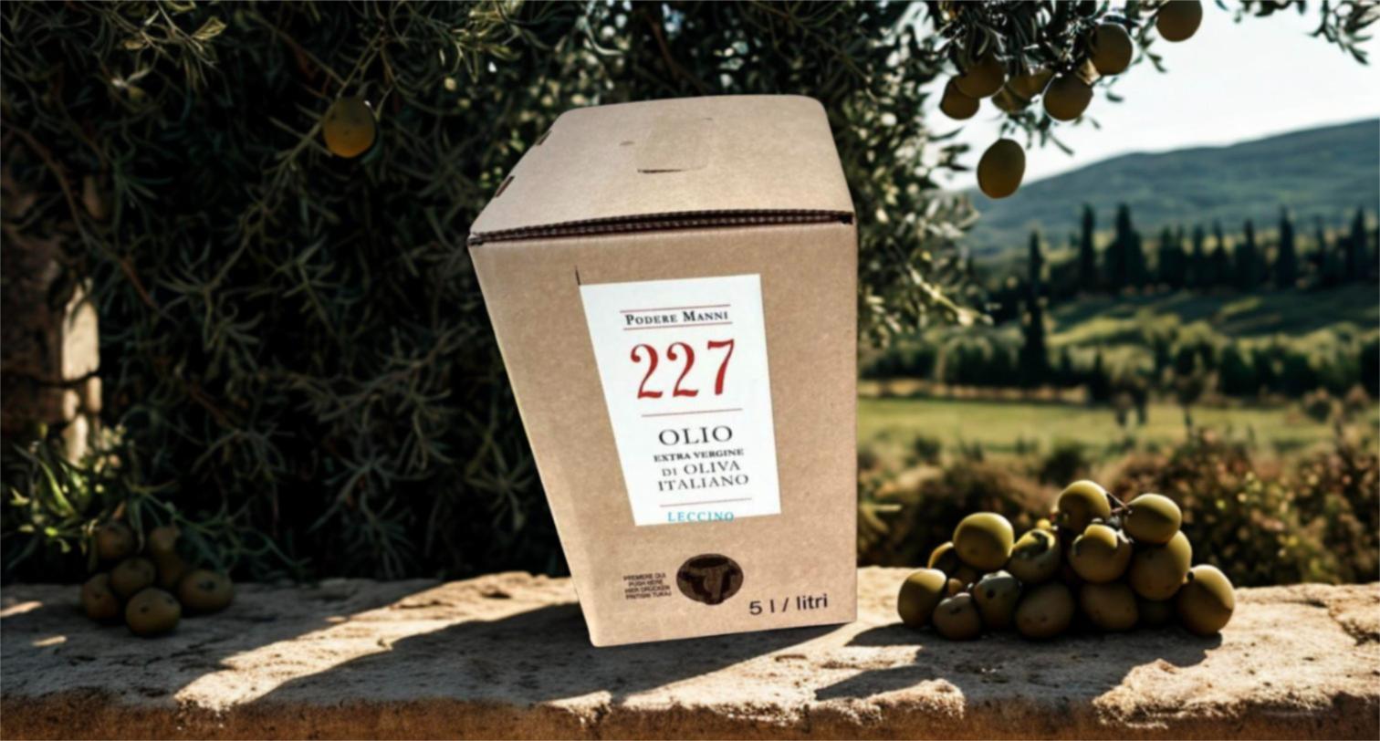 Olio 227 Leccino, Bag in Box 5 Liter